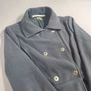 Athleta Fleece Switchback Double-Breasted Pea Coat Women's Size Medium